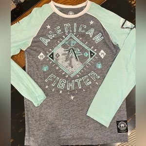 American fighter Mens long sleeve